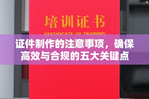 嫩江证件制作的注意事项，确保高效与合规的五大关键点